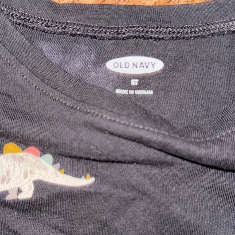 Kids Dinosaur Print Dark Grey 5t